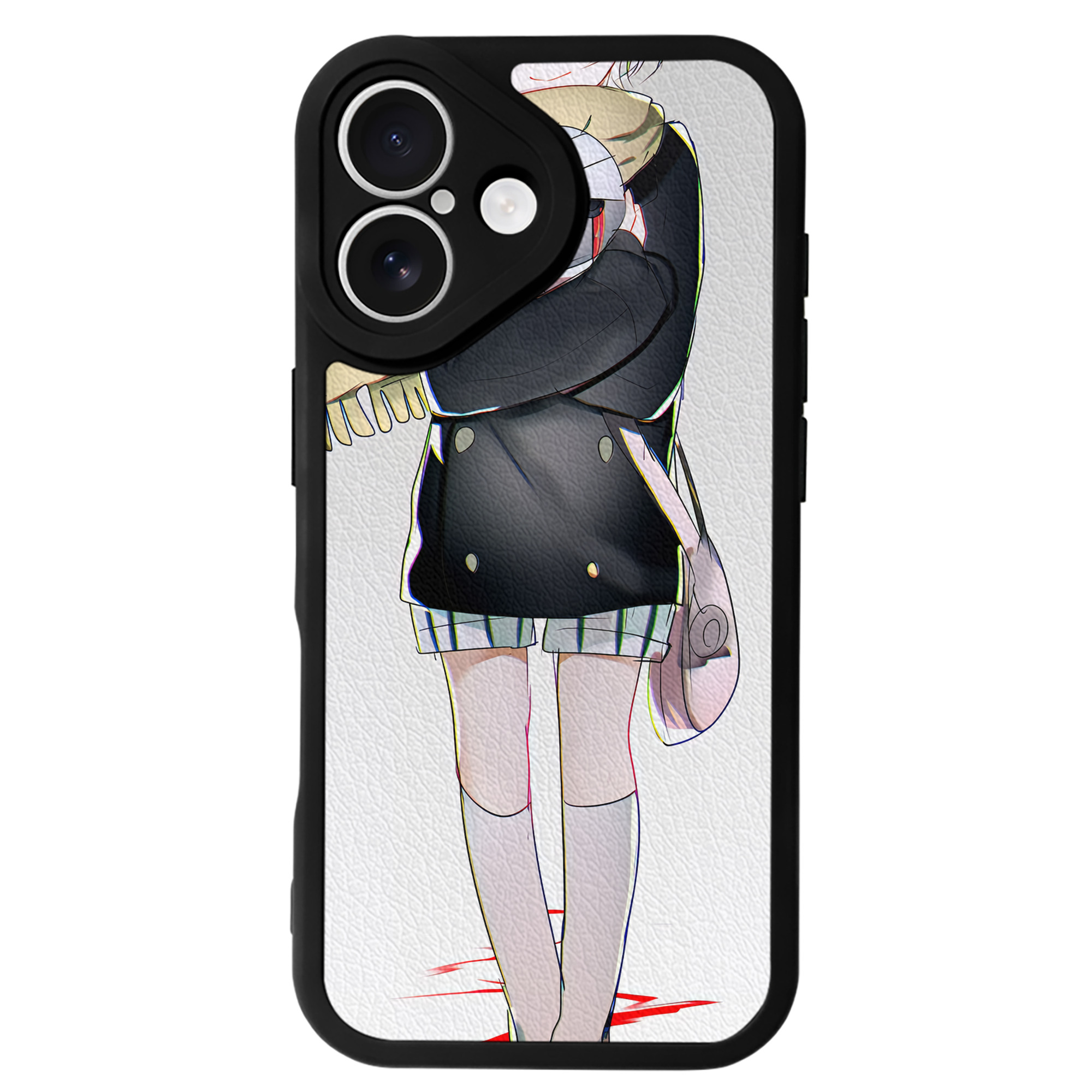 （画像用） 文豪ストレイドッグス Bungo Stray Dogs 【iPhone 16シリーズ対応】シリコンスマホケース（レザー調） 材質：シリコン